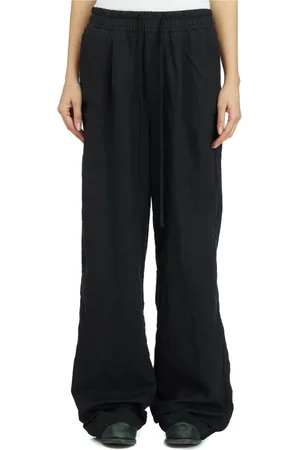 THOM KROM Bukser, Dame, Sort, XS, Linned, Bred Linnedbukser