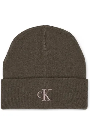 Calvin Klein Tilbehør, Herre, Brun, ONE SIZE, Uld, Luksuriøs Cashmere uld kasket