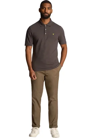 Lyle & Scott Bukser, Herre, Grøn, W30 L32, Bomuld, Chino Bukser Old Trafford Stil