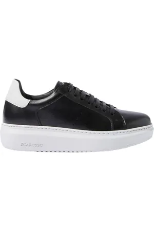 Scarosso Sko, Dame, Sort, 39 1/2 EU, Læder, Sort Læder Sneakers