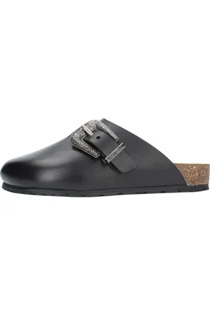 Saint Laurent Sko, Dame, Sort, 35 EU, Læder, Mules