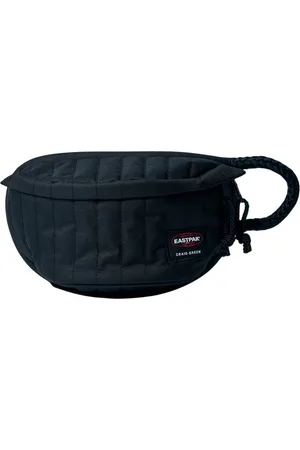 Eastpak Taske, Herre, Sort, ONE SIZE, Polyester, Quiltet bæltetaske med logo patch