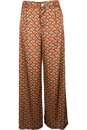 Think! Bukser, Dame, Flerfarvet, XL, Polyester, Polyester Casual Bukser