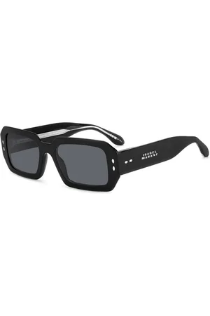 Isabel Marant Tilbehør, unisex, Sort, 53 MM, Uld, Sorte solbriller IM 0144/S 807(Ir)