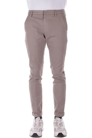Dondup Bukser, Herre, , W34, Bomuld, Slim Fit Bukser med Logo