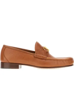 VALENTINO GARAVANI Sko, Herre, Brun, 41 EU, Uld, Stilfulde Loafers til Mænd