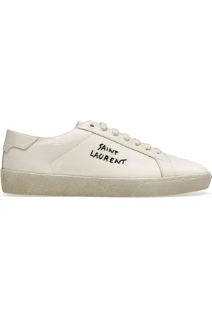 Saint Laurent Sko, Dame, Hvid, 36 EU, Bomuld, Court Classic Sl/06 Sneakers