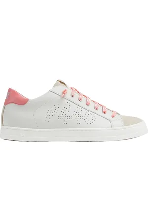 P448 Sko, Dame, Hvid, 36 EU, Læder, Tropisk Hvid John Sneakers