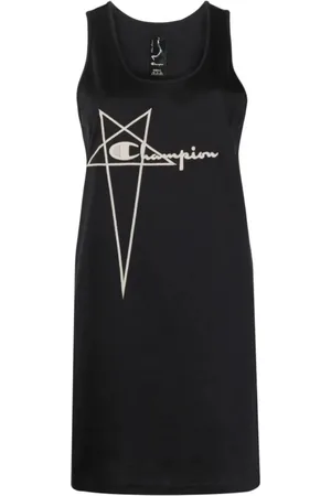 Rick Owens Kjole, Dame, Sort, S, Bomuld, Sort Basketballkjole
