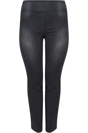 Pont Neuf Jeans, Dame, Sort, L, Bomuld, Sort Shaped Jeans