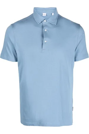 Aspesi Top, Herre, Blå, S, Blå Polo Skjorte