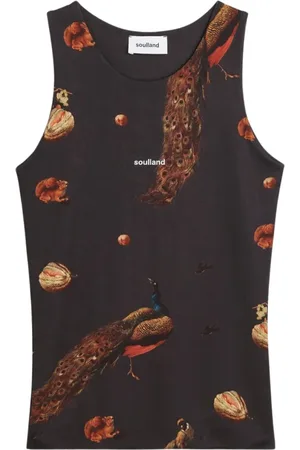 Soulland Top, Dame, Flerfarvet, 2XS/XS, Uld, TOP