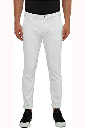 Replay Bukser, Herre, Hvid, W33 L32, Bomuld, Zeumar Hyperflex Slim Chinos