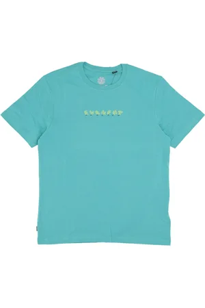 Element Top, Herre, Blå, M, Bomuld, Myre March Tee Crew Neck T-Shirt
