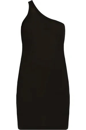 Rick Owens Top, Dame, Sort, S, Uld, One Shoulder Top