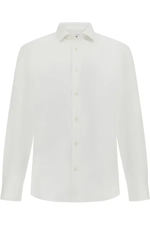 Boggi Milano Skjorte, Herre, Hvid, S, Bomuld, Regular High-Performance Piqué Polo Shirt