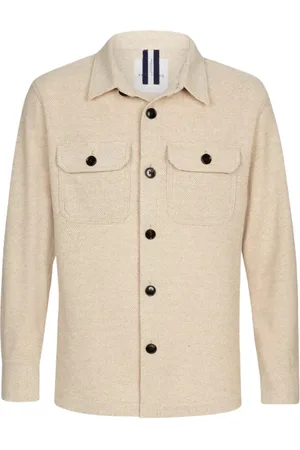 Profuomo Jakke, Herre, , L, Uld, Overshirt Stilfuld Model
