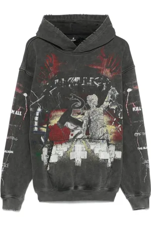 Represent Sweathshirts & Hoodies, Herre, Grå, L, Bomuld, Master Of Puppets Hoodie