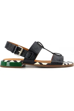 Chie Mihara Sko, Dame, Sort, 36 EU, Uld, Flade sandaler