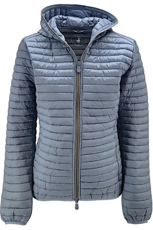 save the duck Jakke, Dame, Blå, 2XL, Uld, 3/4 100G+Cp Blu Dusty 90011