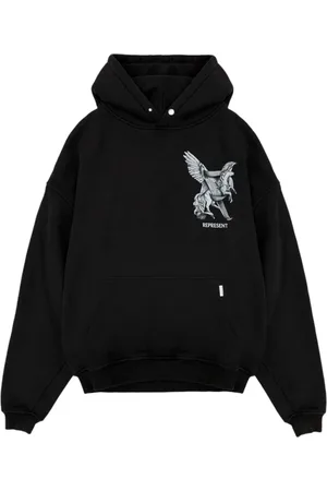 Represent Sweathshirts & Hoodies, Herre, Sort, L, Bomuld, Elegant Motion Bomuldsjersey Sweater