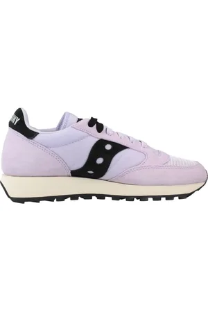 Saucony Sko, Dame, Lilla, 38 1/2 EU, Suede, Vintage Suede Logo Sneakers