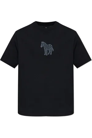 Paul Smith Top, Herre, Sort, XL, Bomuld, T-shirt med tryk