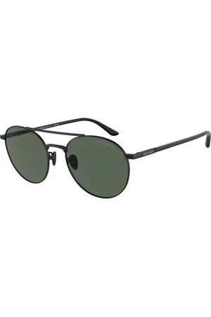 Giorgio Armani Tilbehør, Herre, Sort, 54 MM, Ar6156 Solbriller Sort
