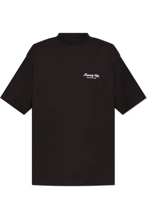 Balenciaga Top, Dame, Brun, 2XS, Bomuld, Oversize T-shirt