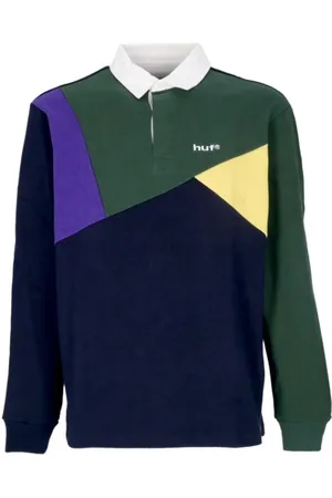 Huf Top, Herre, Blå, L, Polo Shirt