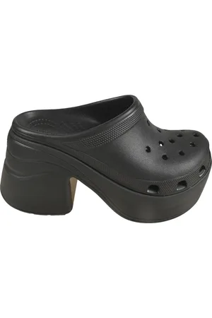 Crocs Sko, Dame, Sort, 37 EU, Sorte Sandaler til Sommer Outfits