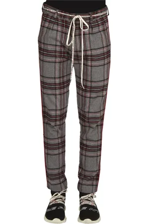 Represent Bukser, Herre, Flerfarvet, XL, Uld, Tartan Check Slim-fit Bukser