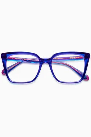 Etnia Barcelona Tilbehør, unisex, Blå, ONE SIZE, Uld, Stilfulde solbriller til et modigt look