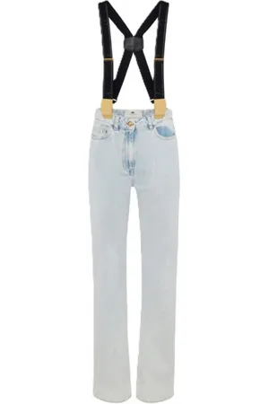 Elisabetta Franchi Jeans, Dame, Blå, W28, Bomuld, Bomuldsbukser