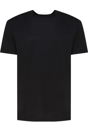 Emporio Armani Top, Herre, Sort, 2XL, Bomuld, Sorte T-shirts og Polos