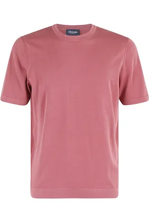 DRUMOHR Top, Herre, Lyserød, M, Frostet T-shirt