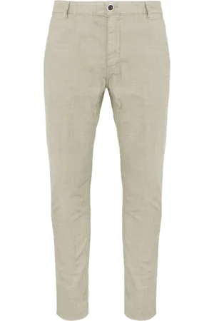 Bomboogie Bukser, Herre, Hvid, W34, Denim, Denim-effekt Slim Fit Chino Bukser