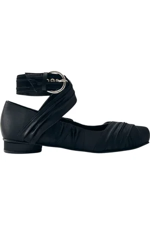 ALOHAS Sko, Dame, Sort, 38 EU, Satin, Volant Ballerina-flade