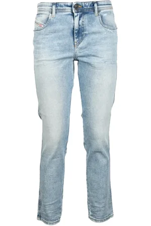 Diesel Jeans, Dame, Blå, W29, Bomuld, Stilfulde Jeans med 99% Bomuld