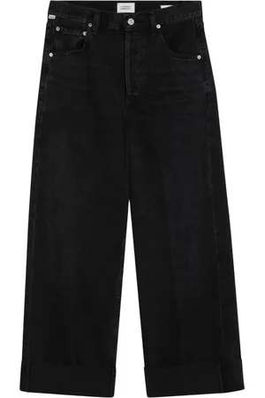 Citizens of Humanity Jeans, Dame, Sort, W28, Denim, Almindelig pasform denim jeans