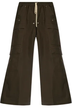 Rick Owens Bukser, Herre, Brun, L, Bomuld, Cargobelas Heavy Cotton Poplin Bukser