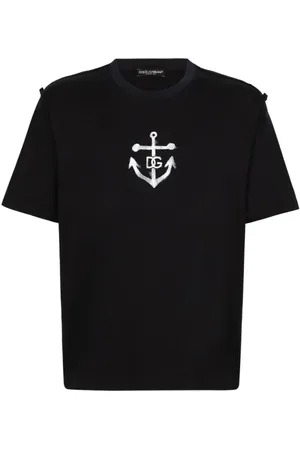 Dolce & Gabbana Top, Herre, Sort, L, Bomuld, T-shirts