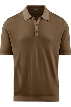 Bomboogie Top, Herre, Brun, S, Bomuld, Polo Bluser