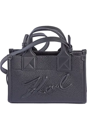 Karl Lagerfeld Taske, Dame, Sort, ONE SIZE, Uld, K/Firkantet Lille Tote Kornet