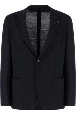 LARDINI Jakke, Herre, Blå, M, Uld, Stilfulde Jakker og Veste Kollektion