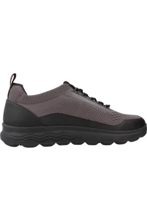 Geox Sko, Herre, Grå, 42 EU, Uld, Moderne Spherica Sneakers