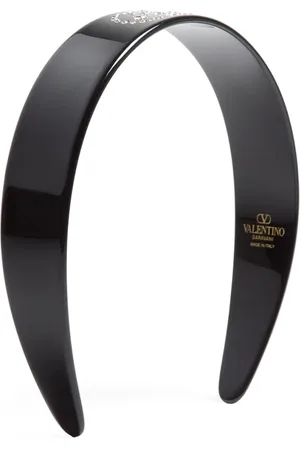 VALENTINO GARAVANI Tilbehør, Dame, Sort, ONE SIZE, Uld, Stilfuldt Hårband Tilbehør