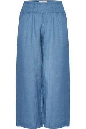 Pont Neuf Bukser, Dame, Blå, 3XL, Tyl, PNLatifa - Soft