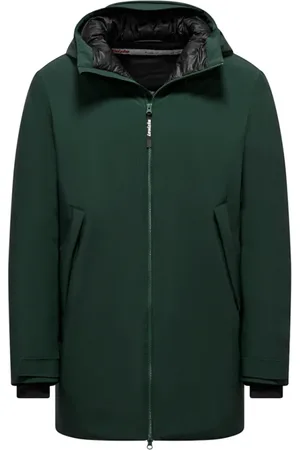 Invicta Jakke, Herre, Grøn, 2XL, Uld, Grøn Lang Jakke til Mænd