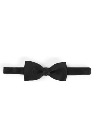 Saint Laurent Tilbehør, Herre, Sort, ONE SIZE, Sort Papillon Bowtie